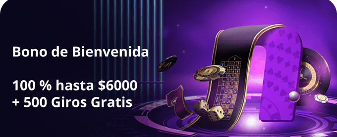 Bono de Bienvenida del 100% banner